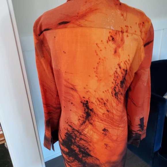 Akris Punto button down tunic - Picture 3 of 5